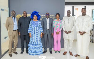 Visite de M. Mbaye Mbéguéré, de la Fondation Bill et Melinda Gates.